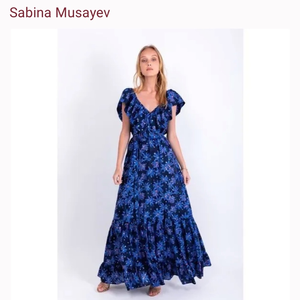 NWT Sabina Musayev Maxi Dress
